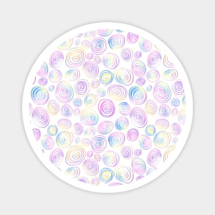 Jolly Rainbow Circles Magnet